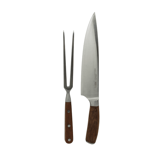 PACK CUCHILLO + TENEDOR PREMIUM WAYU